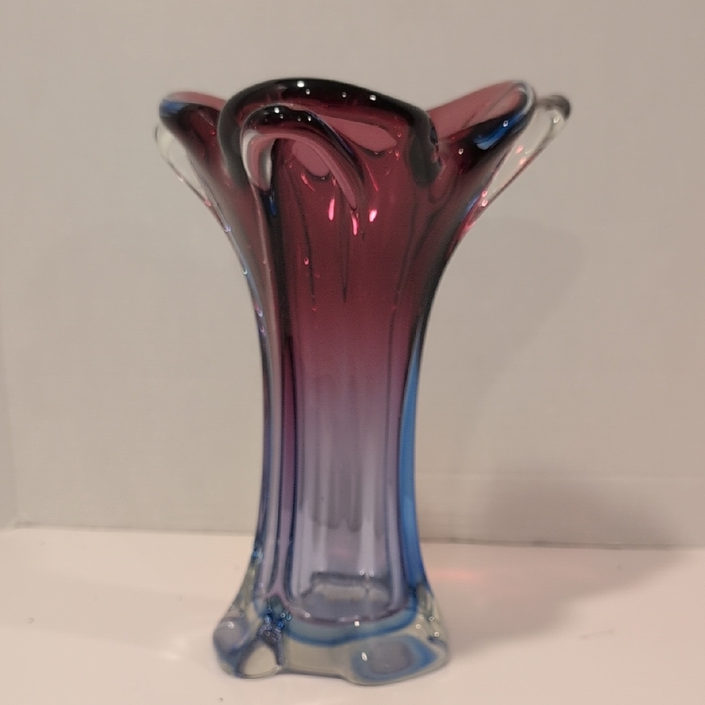 Vintage Midi Century Modern Splash Vase